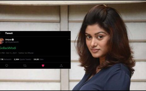 கோ பேக் மோடி ட்வீட் எதிரொலி-நடிகை ஓவியா மீது பாஜக வழக்கறிஞர் புகார்!